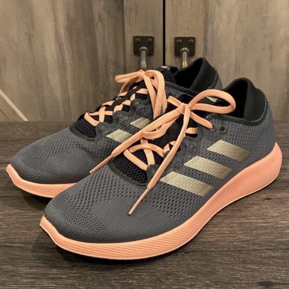 Adidas Women’s Edge Flex Gray Athletic Running Shoes G54118 (Size: 7.5)